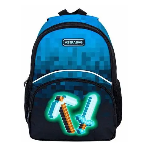Plecaczek dziecięcy wycieczkowy bag blue pixel, ak300 Astra