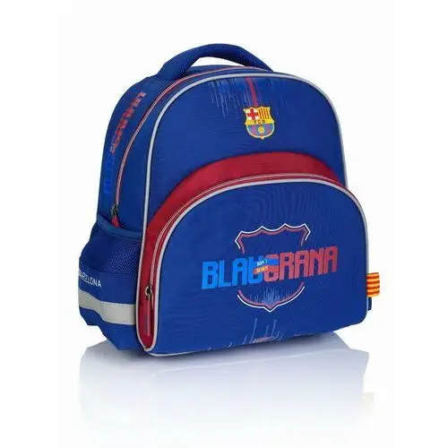 Plecak dla przedszkolaka dziewczynki i chłopca granatowy FC Barcelona, kolor niebieski