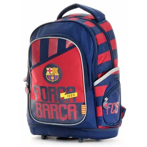 Plecak szkolny dla chłopca i dziewczynki fc barcelona trzykomorowy Astra
