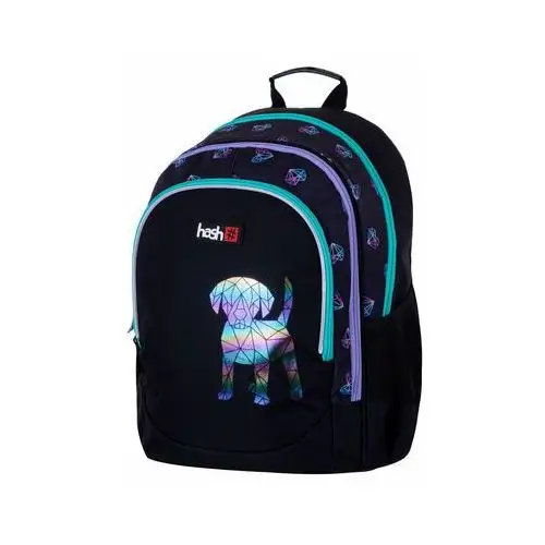 Plecak szkolny dla dziewczynki Hash trzykomorowy