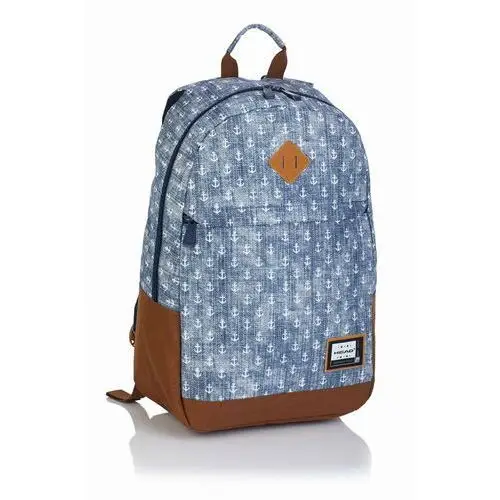 Plecak szkolny dla dziewczynki niebieski Head jednokomorowy