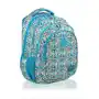 Plecak szkolny dla dziewczynki niebieski Head trzykomorowy Sklep