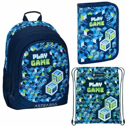 Zestaw szkolny plecak + 2 części play game Astra