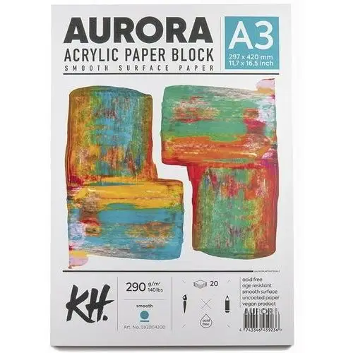 Aurora Blok do akryli - a3 - 290 g