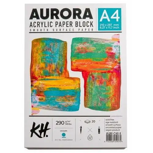 Blok do akryli Aurora - A4 - 290 g