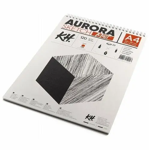 Aurora Blok do szkicu sketch matt 120g/m2 a4 na sp