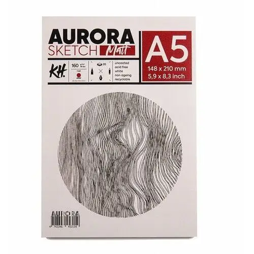 Aurora Blok do szkicu sketch matt 20 arkuszy 160 g