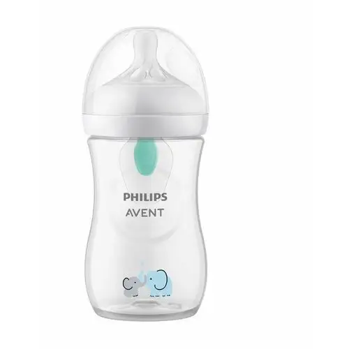 Avent philips butelka natural z nakładką airfree 260ml słonik