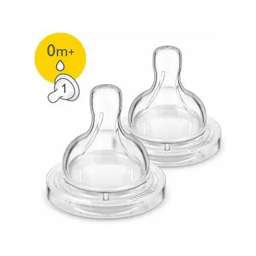 Avent philips smoczek antykolkowy airflex mini 0m+ 2 szt