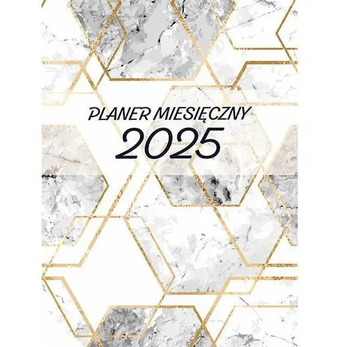 Planer 2025, miesięczny, duży, 2 geometryczny Awm kalendarze