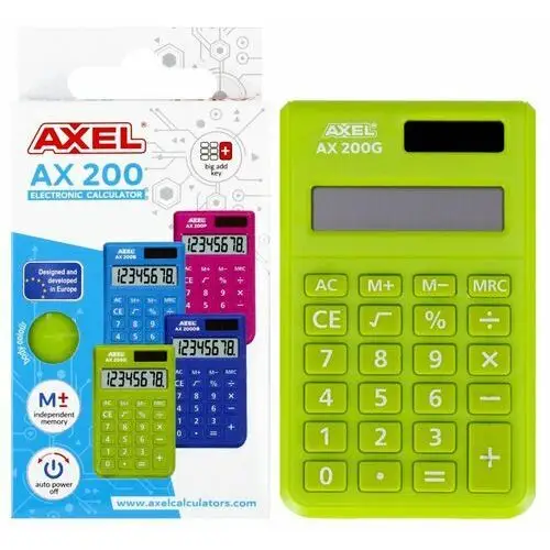 Axel , kalkulator ax-200g axel 489995