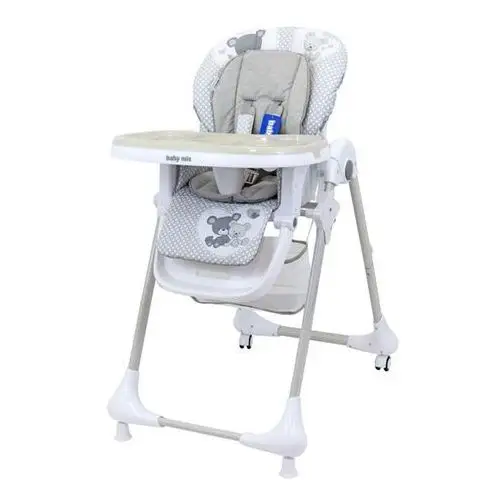 BABY MIX UR-YQ-B003S Krzesełko do karmienia Infant light grey 39507