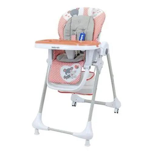 BABY MIX UR-YQ-B003S Krzesełko do karmienia Infant pink 39654, kolor różowy