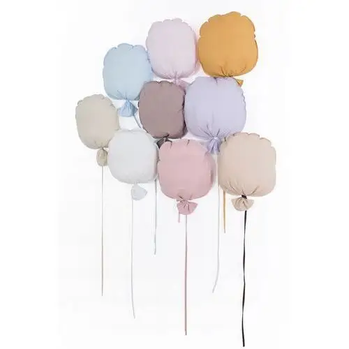 Baloniki na ścianę wiszące MIX kolorów 9 sztuk