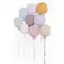 Baloniki na ścianę wiszące MIX kolorów 9 sztuk Sklep