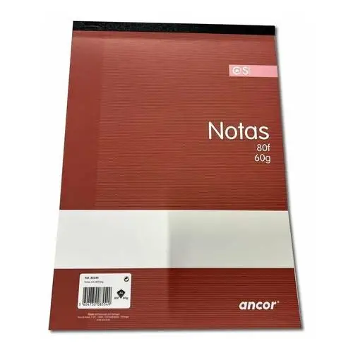 Notes Notatnik Blok Wyrywany A4 Biuro 80 Kartek Gładki