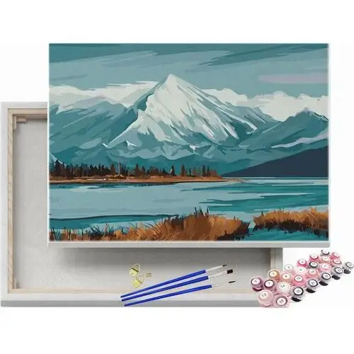 Bajkowy pejzaż górski - malowanie po numerach Beliart