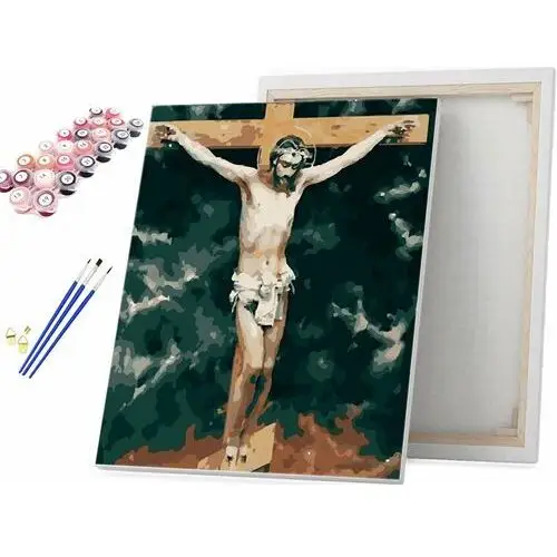Beliart Jezus chrystus na krzyżu - malowanie po numerach