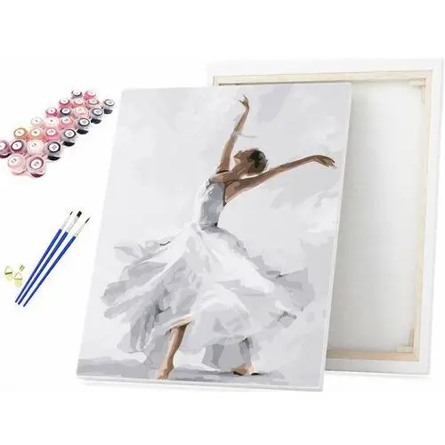 Beliart Malowanie po numerach baletnica w białej sukni