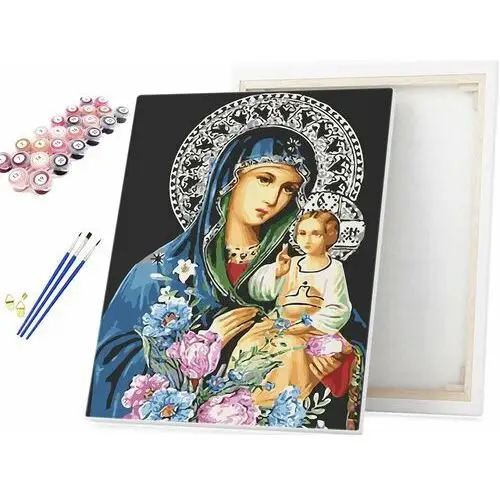 Malowanie po numerach Ikona Matki Boskiej Maryi / beliart