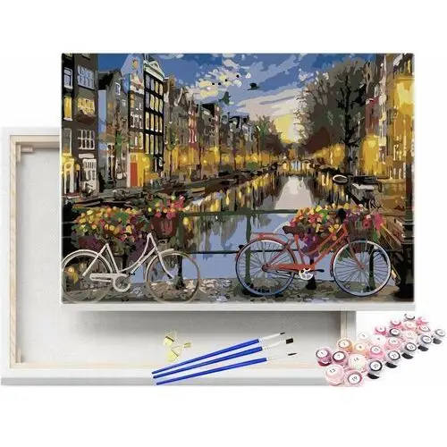 Beliart Obraz do malowania po numerach ulicami amsterdamu