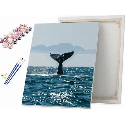 Płetwa wieloryba - Malowanie po numerach