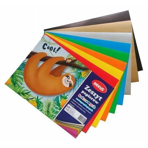 Beniamin Zeszyt papierów kolorowych, samoprzylepny wycinanki, a5/8 kartek