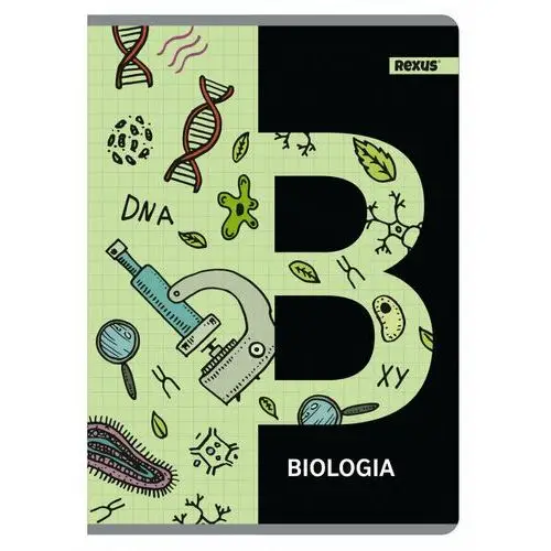 Beniamin Zeszyt tematyczny, biologia w formacie a5, 60 kartek w kratkę, metalizowany