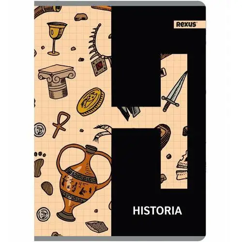 Zeszyt Tematyczny, Historia W Formacie A5, 60 Kartek W Kratkę, Metalizowany