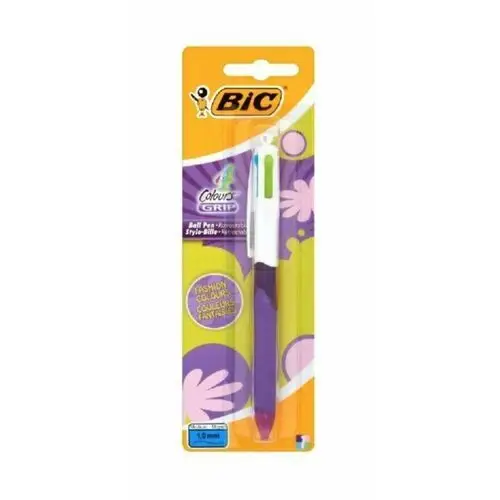 [bs] długopis 4 kolory grip fashion Bic