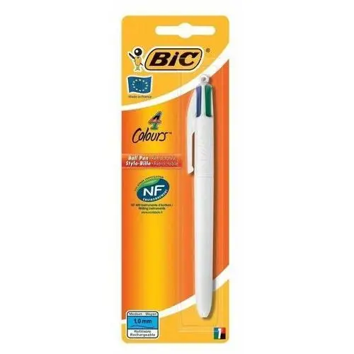 Długopis 4 Colours White Medium bls BIC