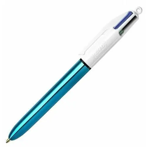 Długopis automatyczny BIC 4Colours Shine Blue 4w1, kolor niebieski