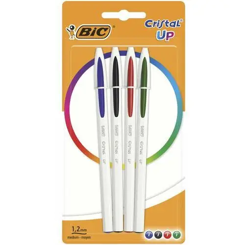 Bic Długopis, cristal up, 4 kolory