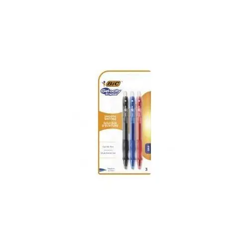 Bic długopis żelowy gel-ocity original 3 kolory 3 szt