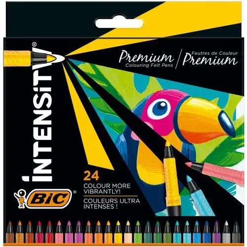 Bic , flamastry intensity premium, 24 kolory