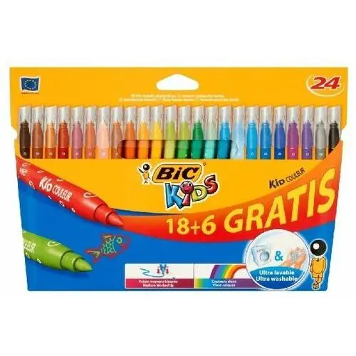 Bic Flamastry, kid couleur, 24 kolory