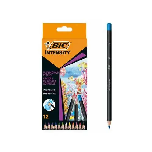 Bic , bic intensity premium, kredki ołówkowe, 12 kolorów