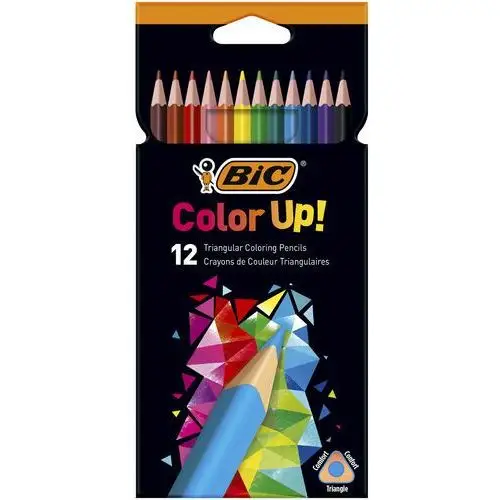 BIC, Kredki ołówkowe Intensity Color Up Pudełko 12 sztuk
