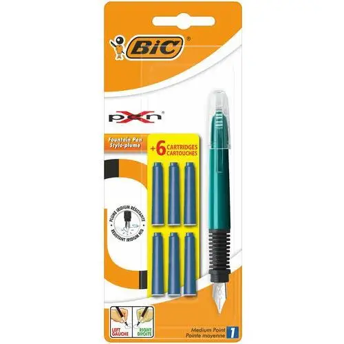 Bic Pióro wieczne+6 nabojów x-pen