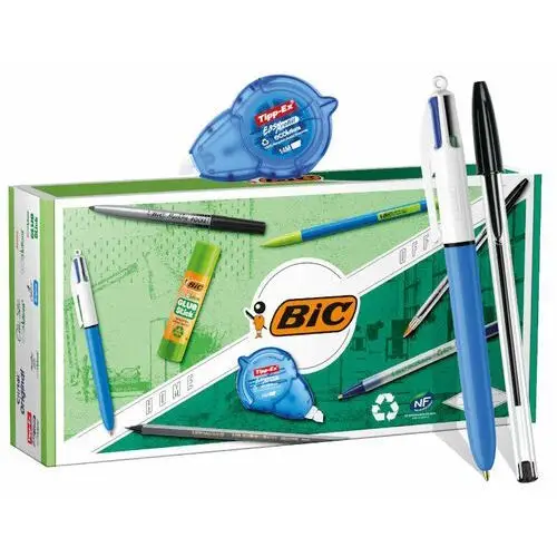 Zestaw biurowy eco green kit, 9 elementów Bic
