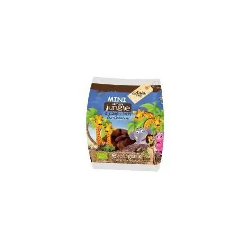 Bio Ania Ciastka z czekoladą mini jungle 100 g Bio, 00745