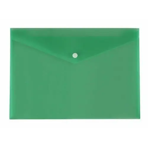 Teczka koperta na zatrzask a5 pp zielona - zielony Biurfol