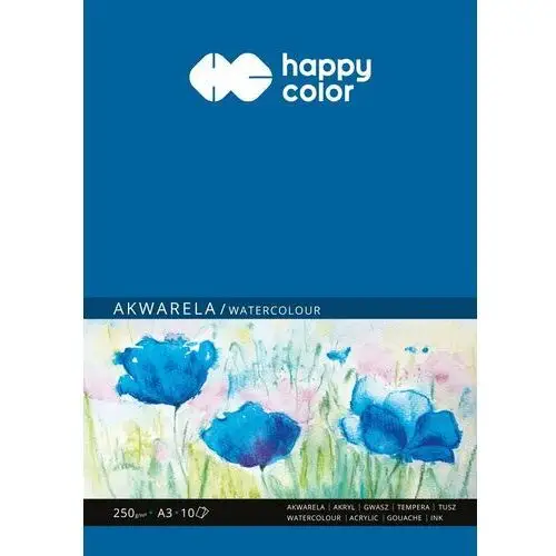 Blok akwarelowy, ART, A3, 10 arkuszy, 250g, Happy Color