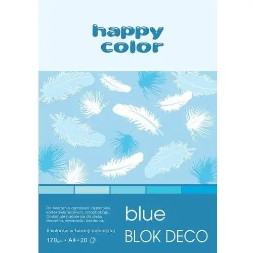 Blok deco blue, a4, 20 kartek Gdd grupa dystrybucyjna daccar