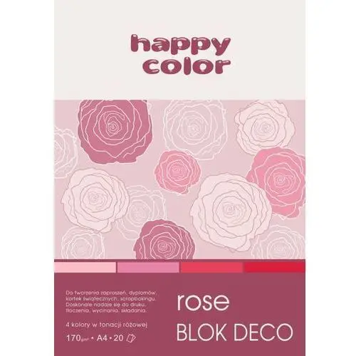 Blok Deco Rose, A4, 20 kartek