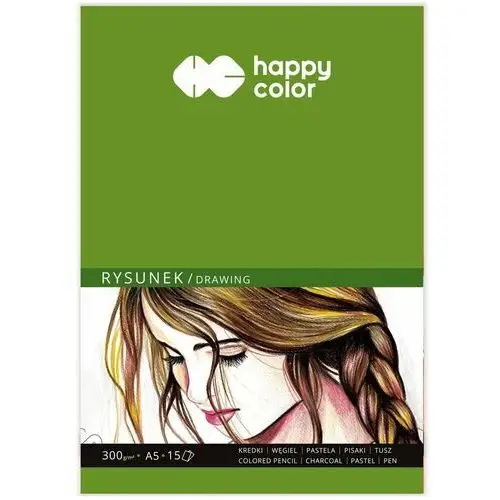 Blok Do Rysunku A5 300G 15 Arkuszy Happy Color