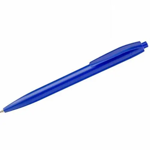 Blue collection Długopis plastikowy z niebieskim wkładem niebieski