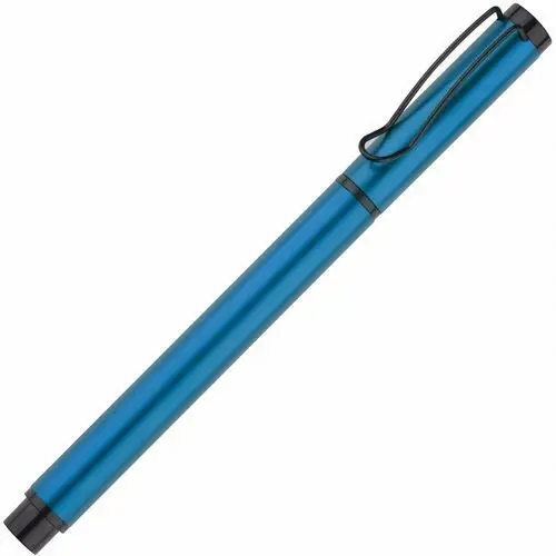 Długopis żelowy elegancki cienko piszący aluminium Blue collection