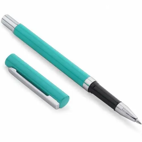 Blue collection Długopis żelowy elegancki prosty cienko piszący