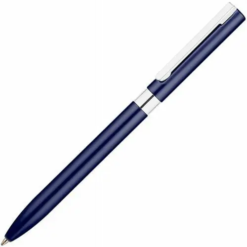 Blue collection Granatowy długopis żelowy z niebieskim wkładem